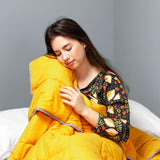 Originele therapiedeken - gewichtsdeken binnenkant met lussen voor kinderen & volwassenen