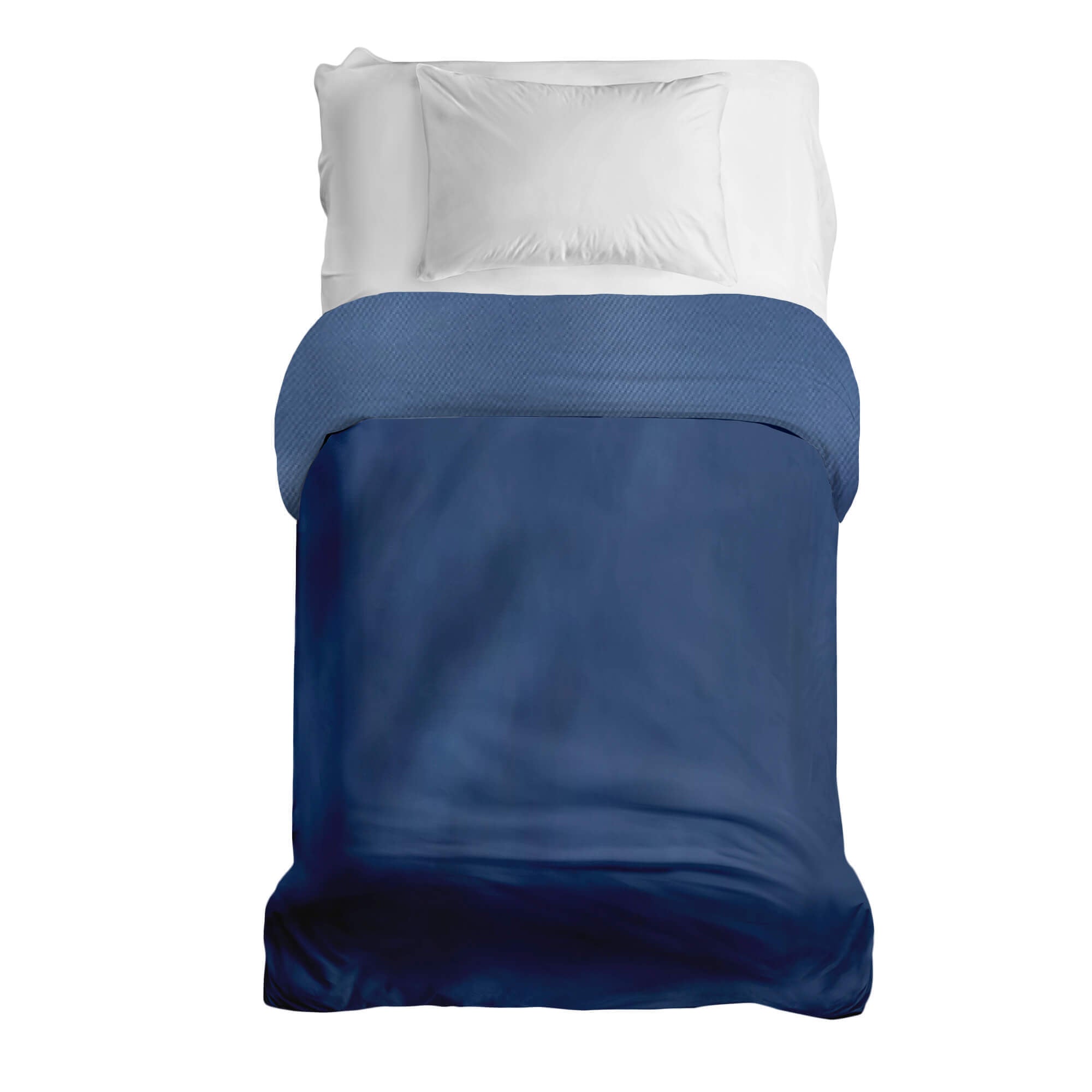 Originele therapiedeken - katoenen hoes in blauw