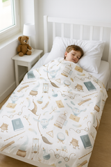 Originele therapiedeken - Magische dingen verzwaringsdeken met katoenen hoes voor kinderen & volwassenen