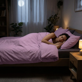 Originele therapiedeken - verzwaringsdeken met katoenen hoes in lavendel voor volwassenen