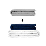 Original Therapiedecke - Gewichtsdecken Set für Erwachsene inklusive 2 Bezügen nach Wahl