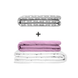 Original Therapiedecke - Gewichtsdecken Set für Erwachsene inklusive 2 Bezügen nach Wahl