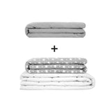 Original Therapiedecke - Gewichtsdecken Set für Erwachsene inklusive 2 Bezügen nach Wahl