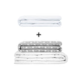 Original Therapiedecke - Gewichtsdecken Set für Erwachsene inklusive 2 Bezügen nach Wahl