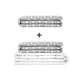 Original Therapiedecke - Gewichtsdecken Set für Erwachsene inklusive 2 Bezügen nach Wahl