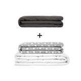 Original Therapiedecke - Gewichtsdecken Set für Erwachsene inklusive 2 Bezügen nach Wahl