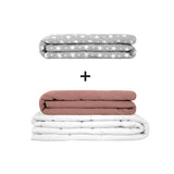 Original Therapiedecke - Gewichtsdecken Set für Erwachsene inklusive 2 Bezügen nach Wahl