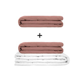 Original Therapiedecke - Gewichtsdecken Set für Erwachsene inklusive 2 Bezügen nach Wahl