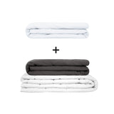 Original Therapiedecke - Gewichtsdecken Set für Erwachsene inklusive 2 Bezügen nach Wahl