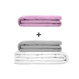 Original Therapiedecke - Gewichtsdecken Set für Erwachsene inklusive 2 Bezügen nach Wahl