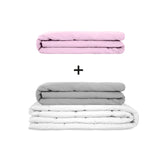 Original Therapiedecke - Gewichtsdecken Set für Erwachsene inklusive 2 Bezügen nach Wahl