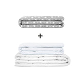 Original Therapiedecke - Gewichtsdecken Set für Erwachsene inklusive 2 Bezügen nach Wahl