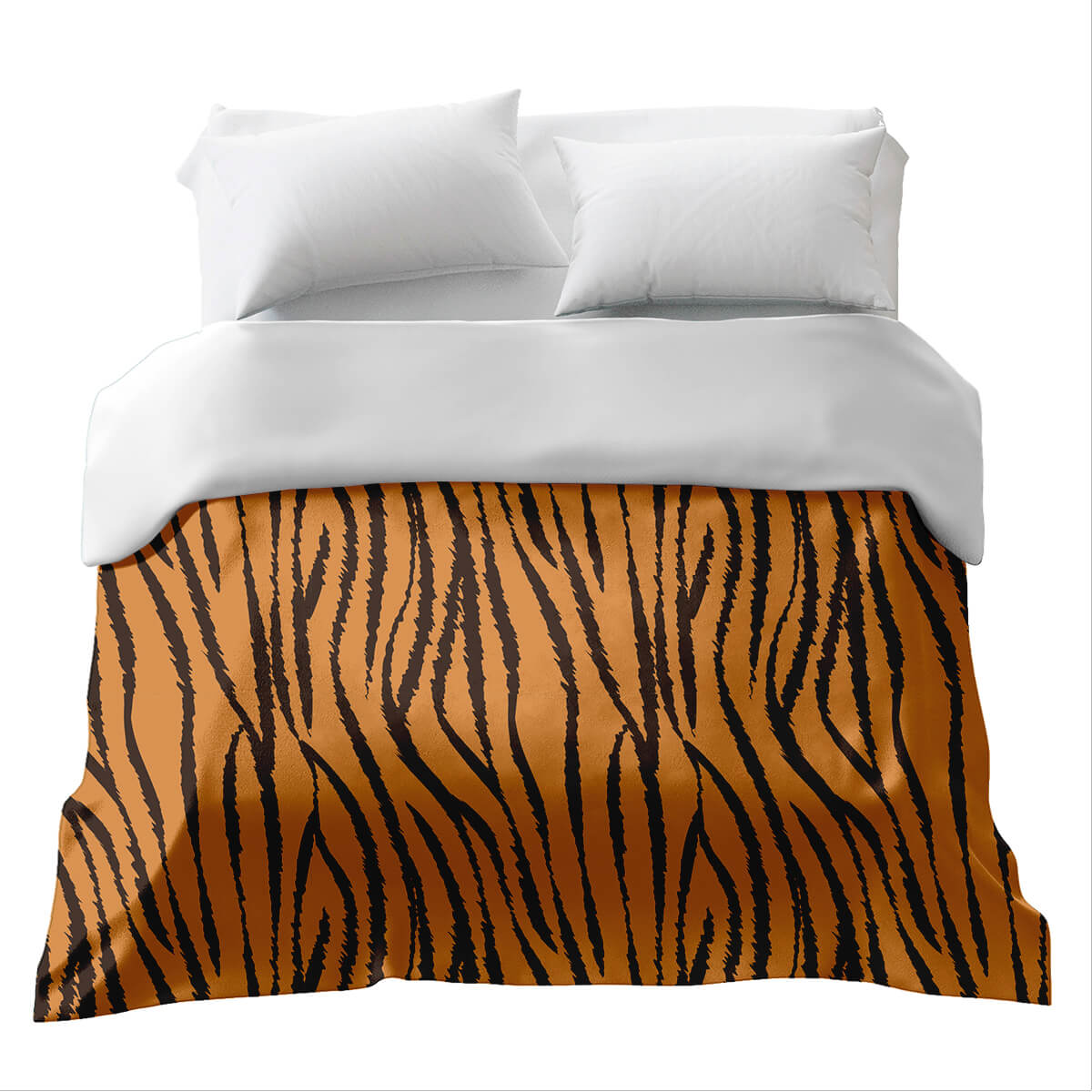 Originele therapiedeken - katoenen hoes tijgermotief