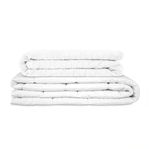 Originele therapiedeken - Gewichtsdeken met 4-seizoenen hoes in dennegroen voor volwassenen