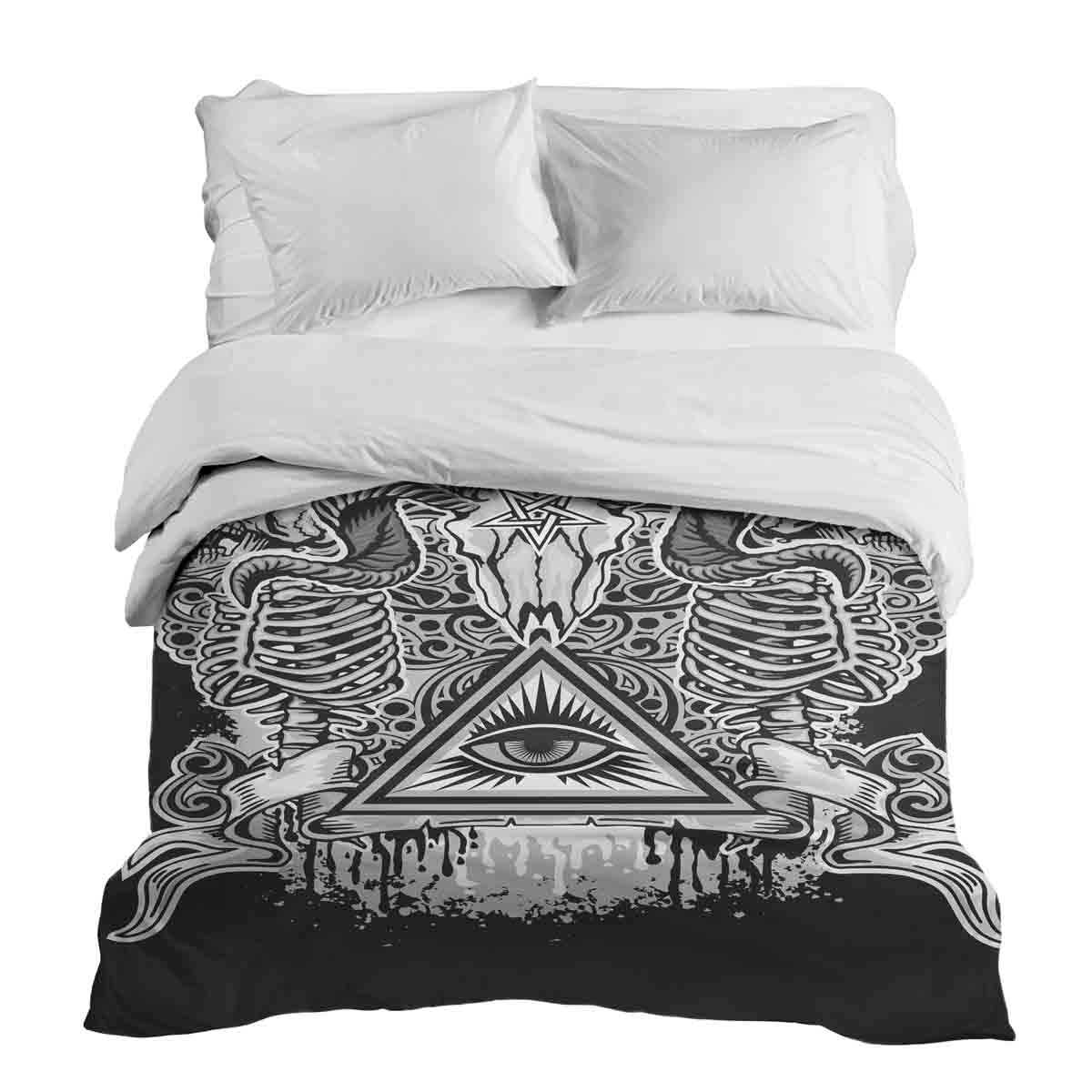 Originele therapiedeken - katoenen hoes zwart oog 2