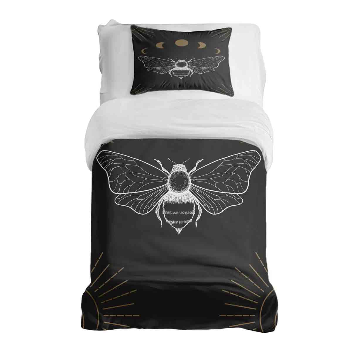 Therapiedekens Beddengoed Set Zwart met Motte