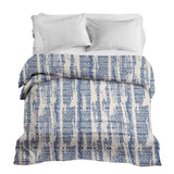 Originele therapiedeken - katoenen hoes met blauw patroon