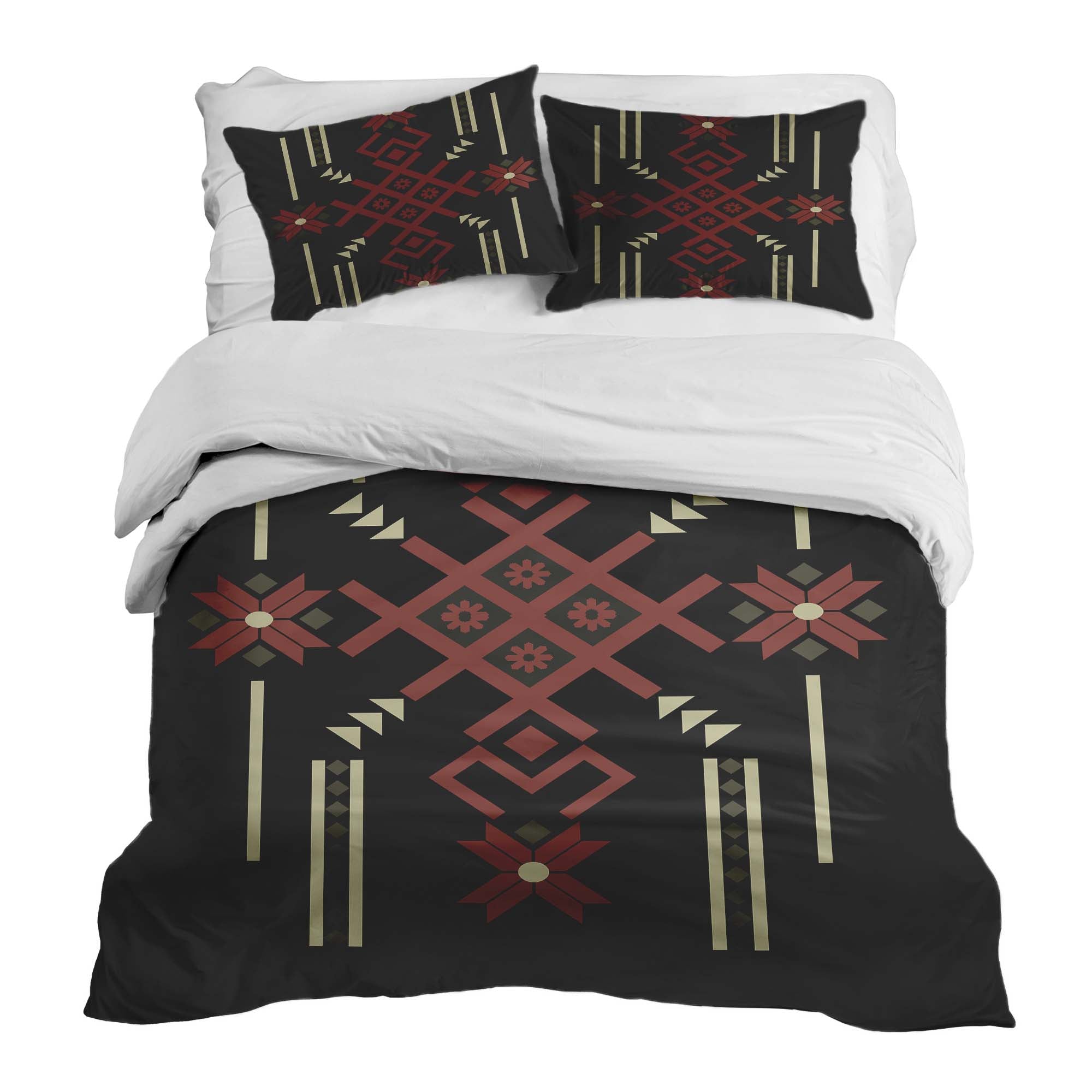 Therapiedekens beddengoedset met grote sneeuwvlok