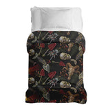 Originele therapiedeken - katoenen hoes Halloween skelet