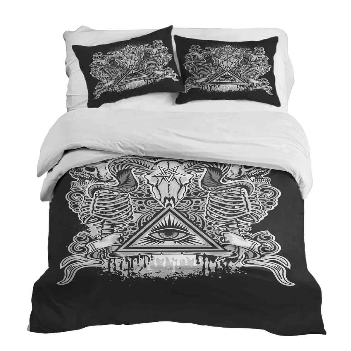 Original Therapiedecke - Baumwoll Bettwäsche Set Schwarz Auge 2