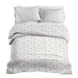 Therapiedekens Beddengoed Set Wit met Rietjes