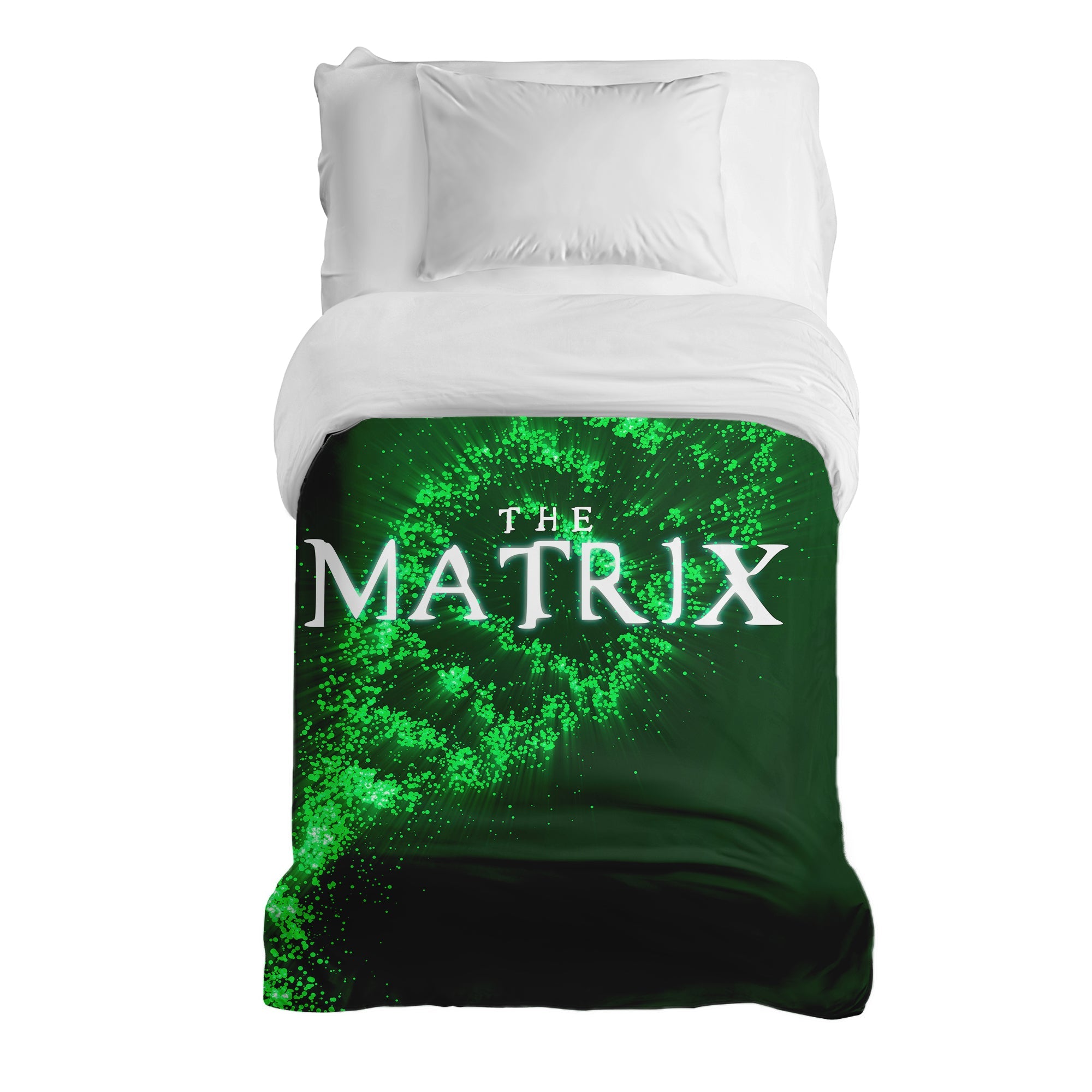 Originele therapiedeken - katoenen hoes groen Matrix DNA