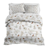Therapiedekens Beddengoed Set Wit lieve dieren