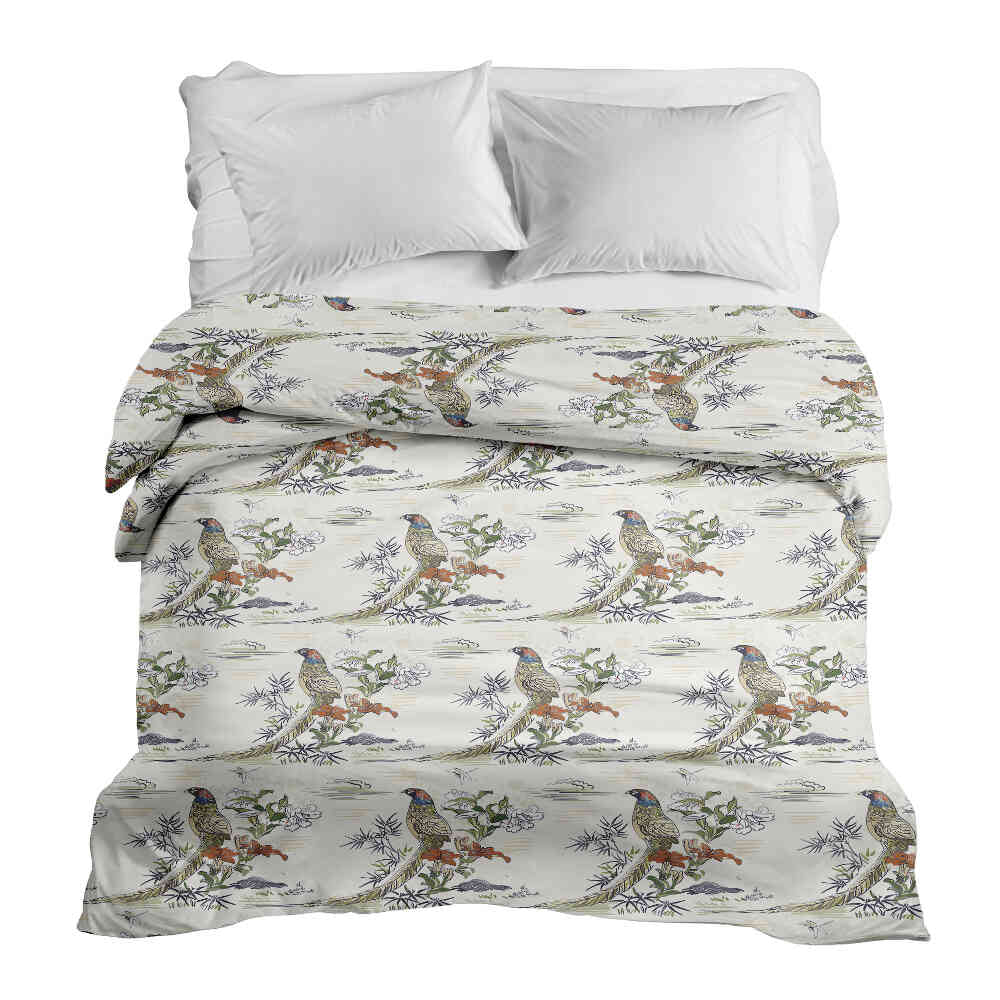 Originele therapiedeken - katoenen hoes Paradijsvogel