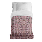 Originele therapiedeken - katoenen hoes roze mandala