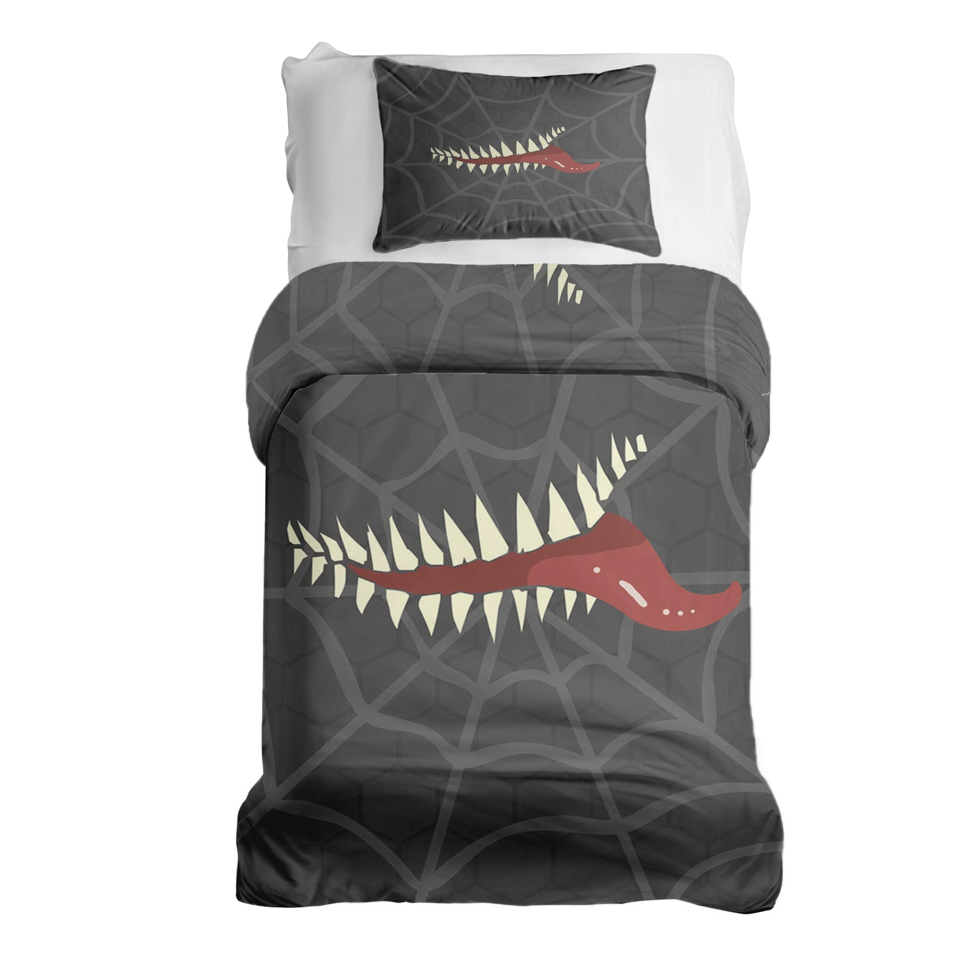 Therapiedekens Beddengoed Set Grijs Spinnenweb