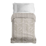 Originele therapiedeken - katoenen hoes beige met strepen