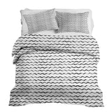 Therapiedekens Beddengoed Set Wit Zigzag