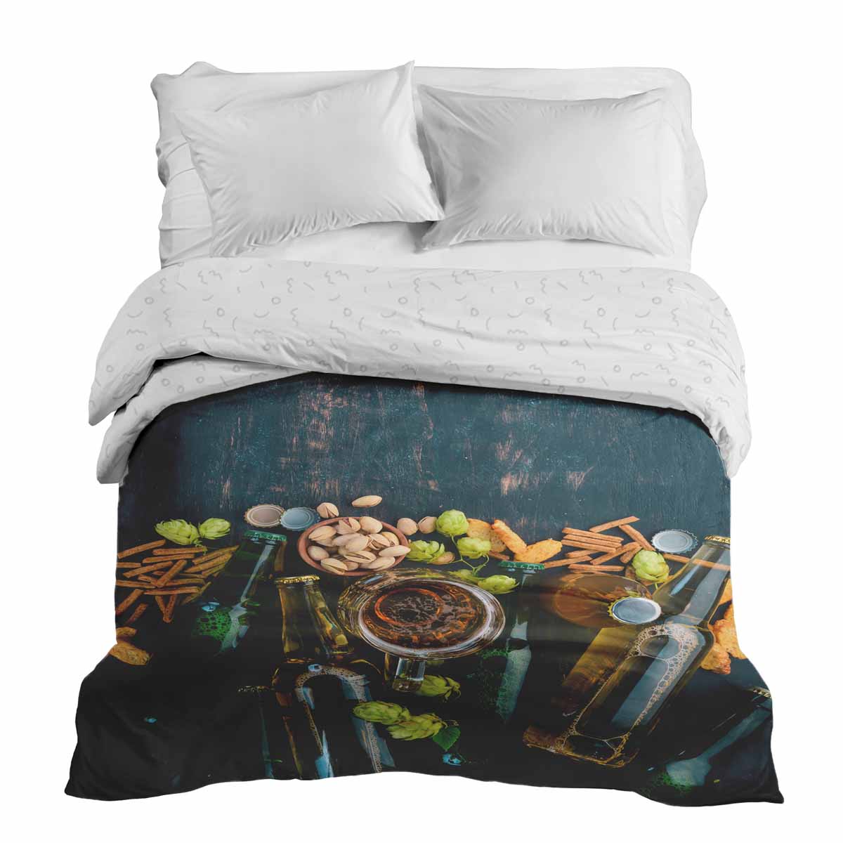 Originele therapiedeken - katoenen hoes Italiaanse avond