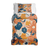 Therapiedekens beddengoed set met Gerbera bloemen