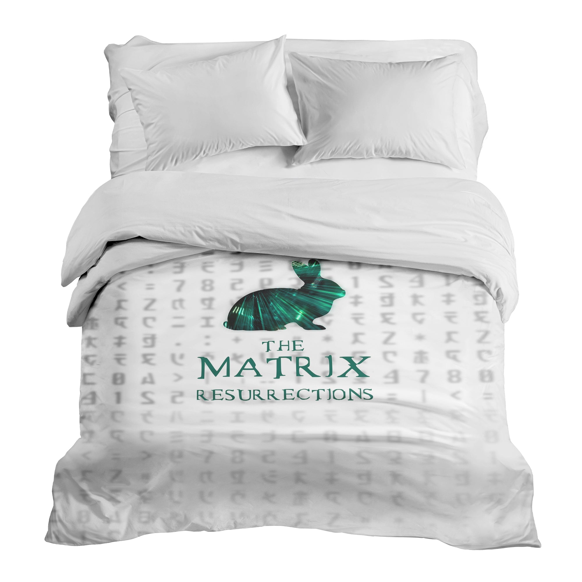 Original Therapiedecke - Baumwollbezug Weiß Matrix