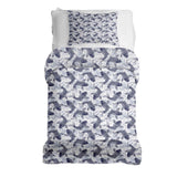 Therapiedekens beddengoed set blauwe kois