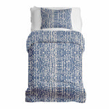 Therapiedekens beddengoedset met blauwe stippen