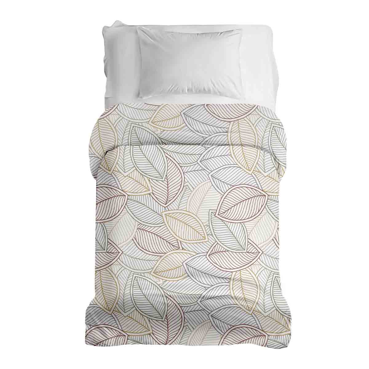 Original Therapiedecke - Baumwollbezug bunte Palmblätter