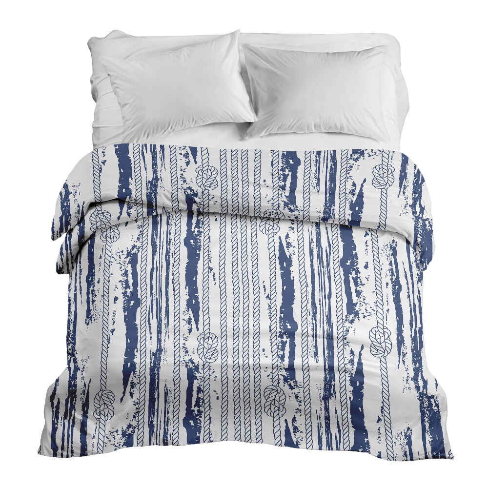 Original Therapiedecke - Baumwollbezug gestreiftes Muster