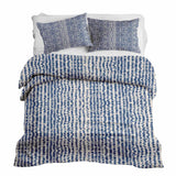 Therapiedekens beddengoedset met blauwe stippen