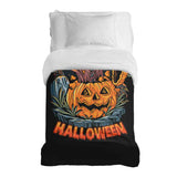 Originele therapiedeken - katoenen hoes Halloween pompoen