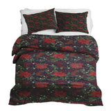 Therapiedekens beddengoedset met rode kerstster