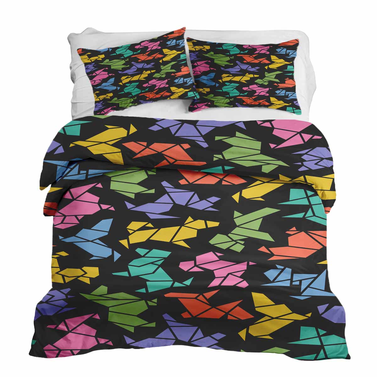 Original Therapiedecke - Baumwoll Bettwäsche Set Origami Hund