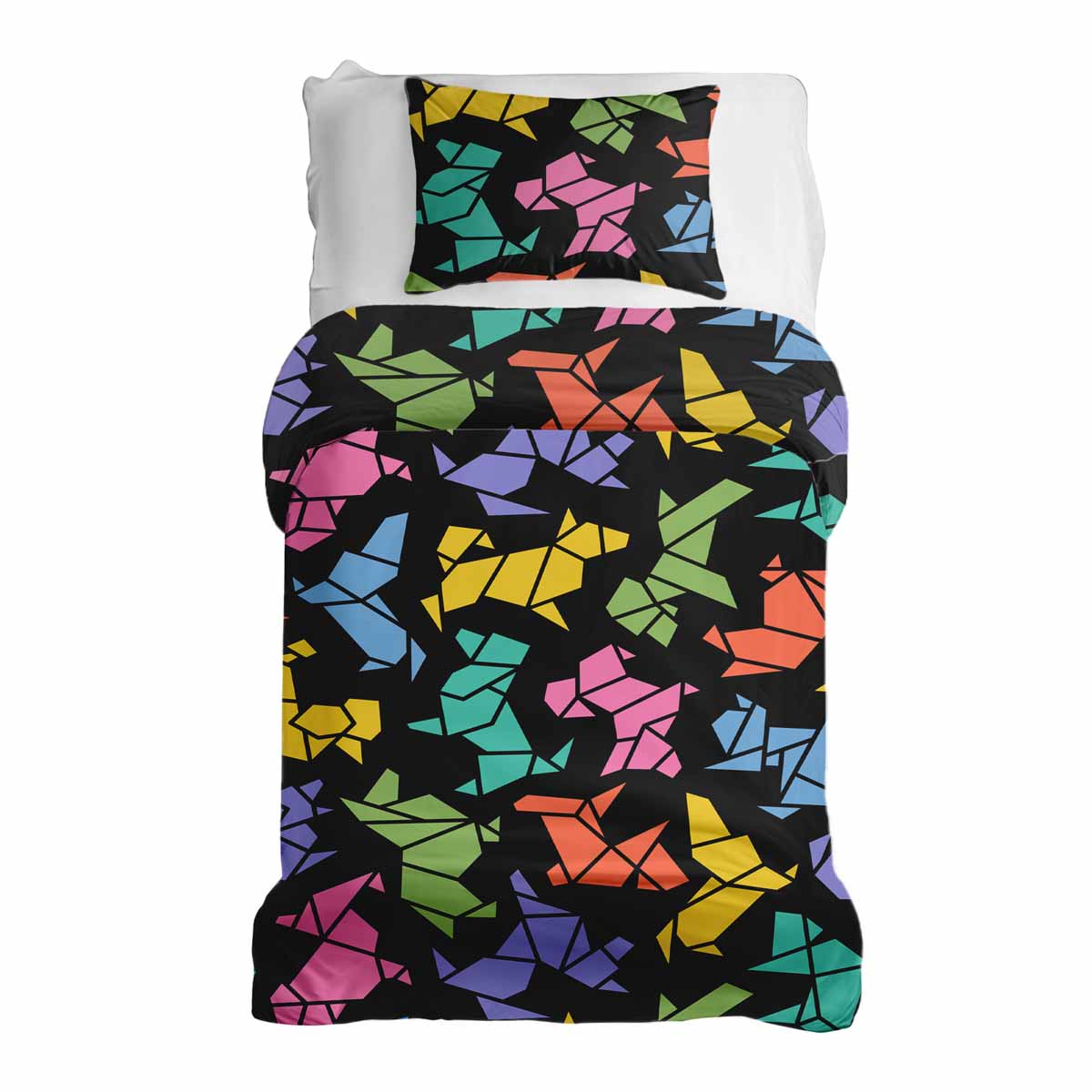 Therapiedekens Beddengoed Set Origami Hond