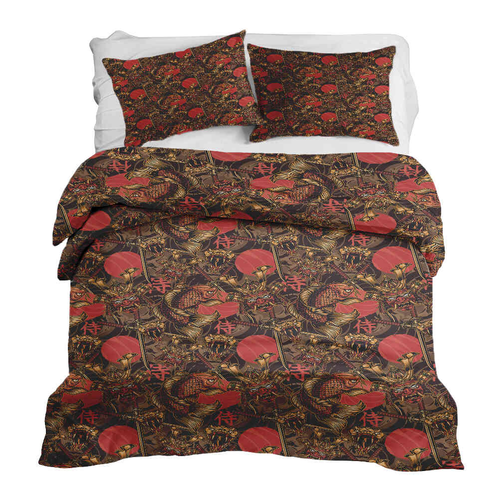 Original Therapiedecke - Baumwoll Bettwäsche Set chinesischer Kampf