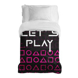 Originele therapiedeken - katoenen hoes Let's Play