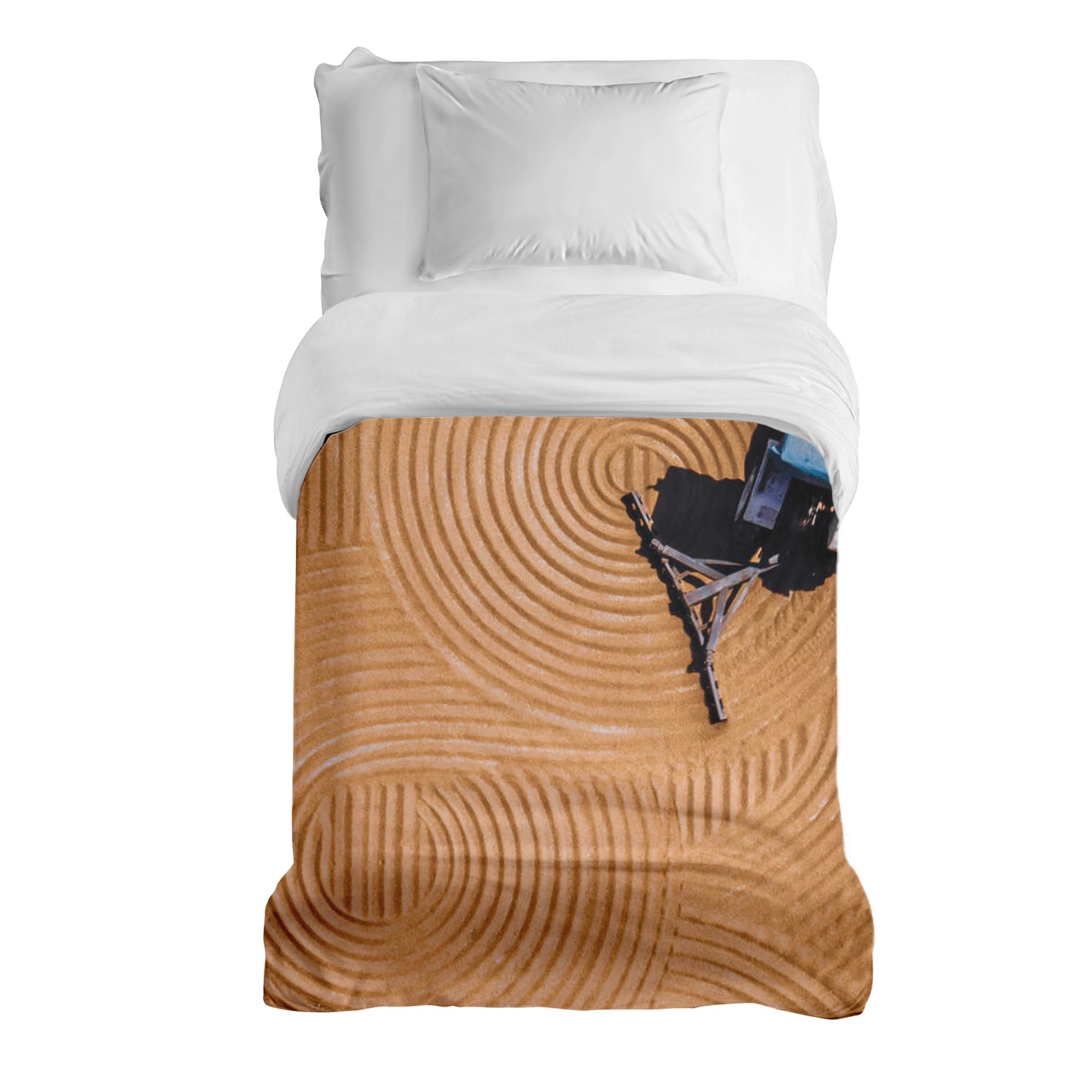 Originele therapiedeken - katoenen hoes cirkels in het veld