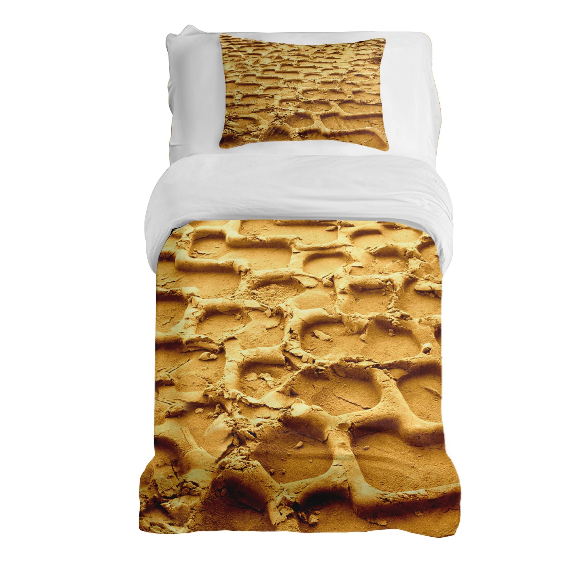 Original Therapiedecke - Baumwoll Bettwäsche Set Reifenabdruck