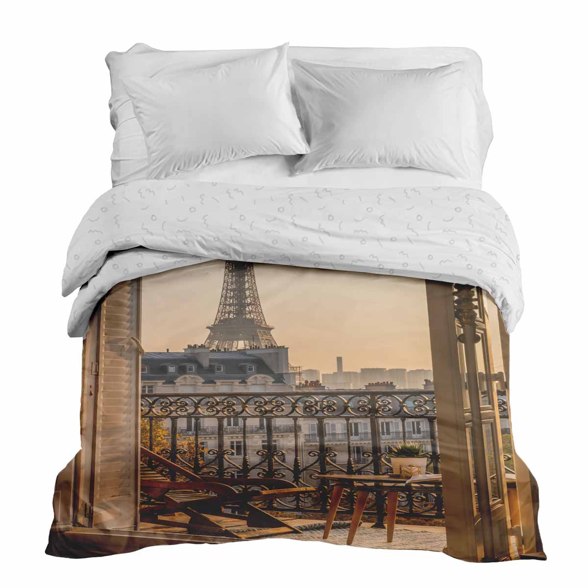 Originele therapiedeken - katoenen hoes Parijs