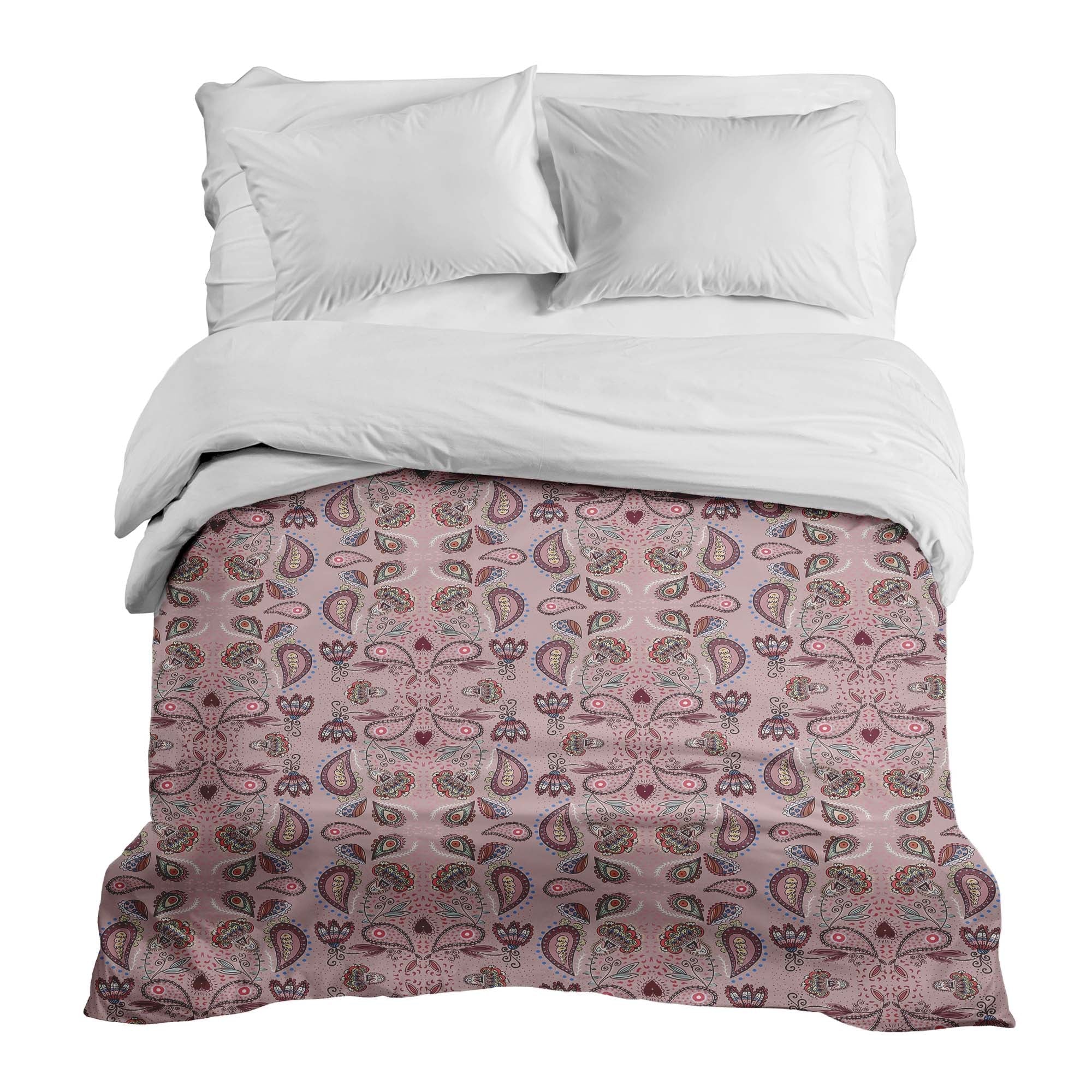 Originele therapiedeken - katoenen hoes roze mandala